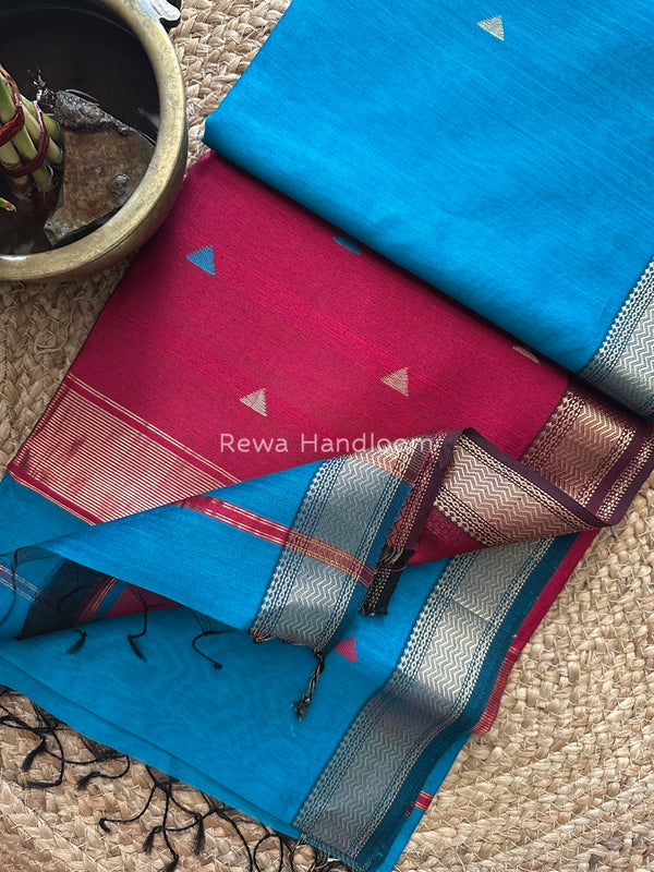 Maheshwari Zari Butti Saree