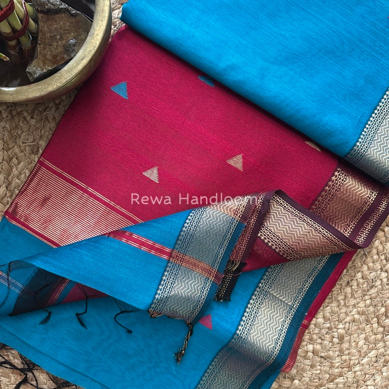 Maheshwari Zari Butti Saree