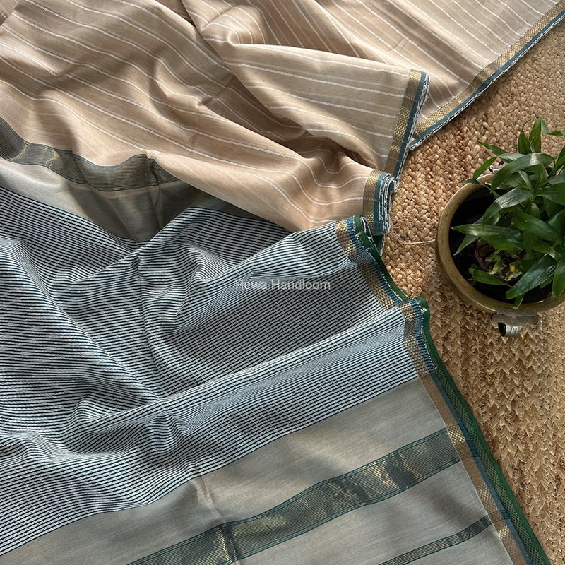 Maheshwari Gichha Thread Lining Saree 