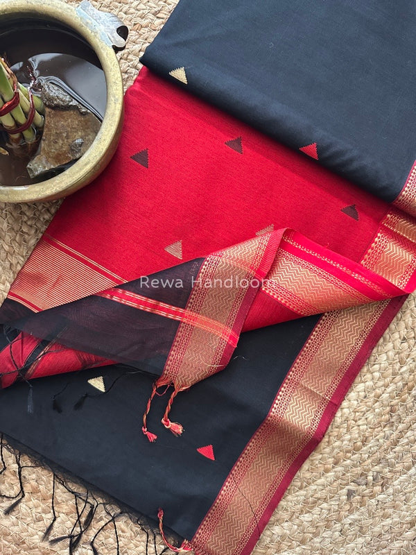 Maheshwari Zari Butti Saree