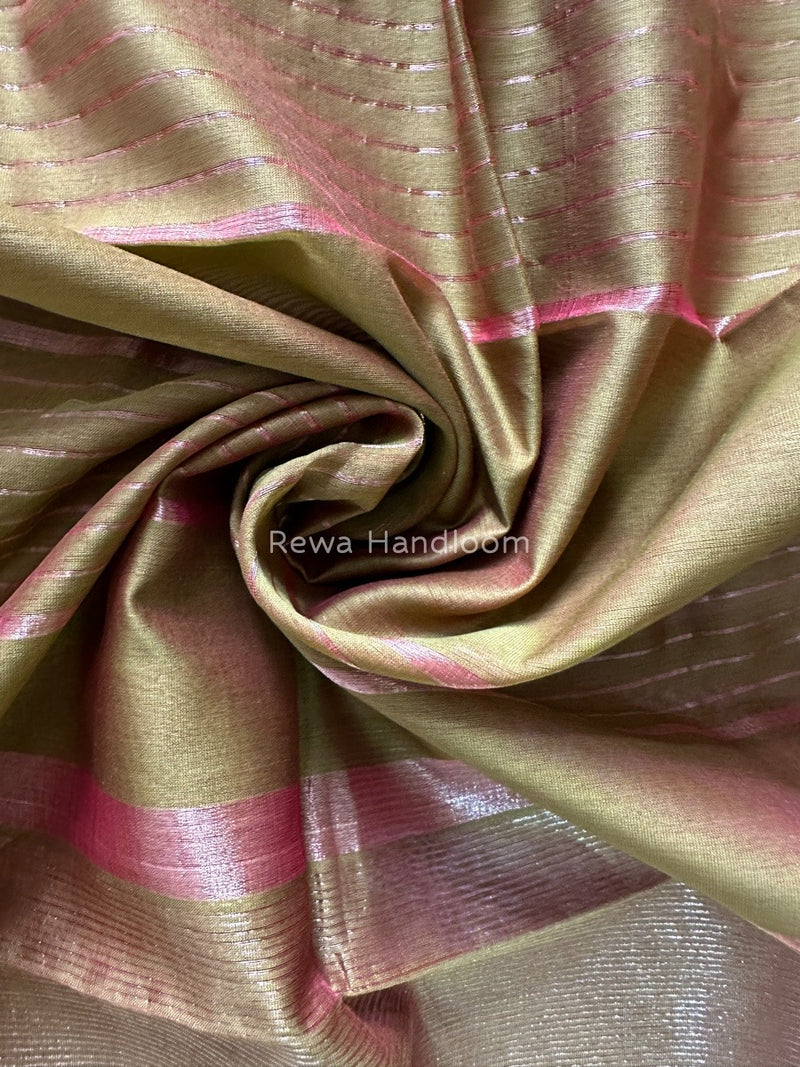 Maheshwari Green Silk Dupatta PD047