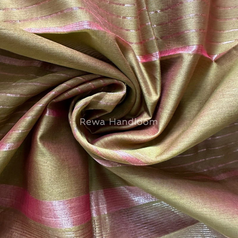 Maheshwari Green Silk Dupatta PD047