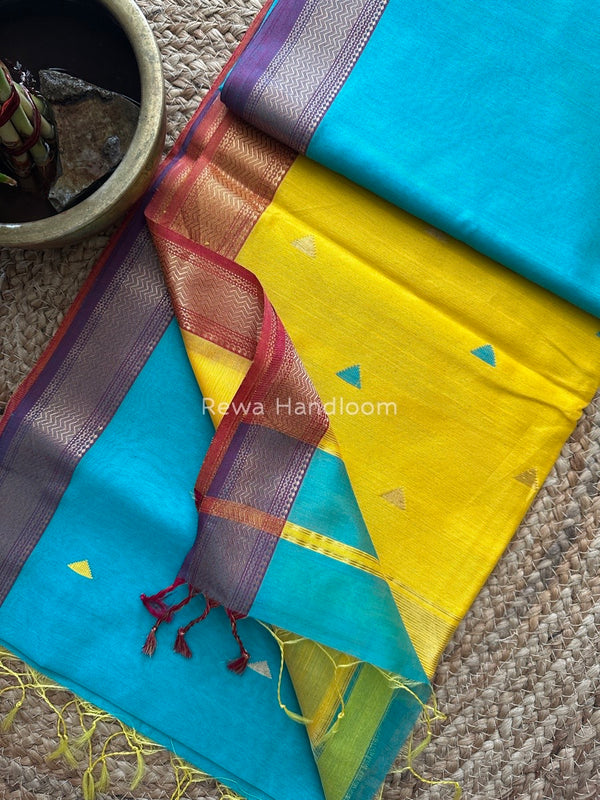Maheshwari Zari Butti Saree