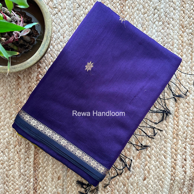 Violet Star Butti Maheshwari Saree SSB062