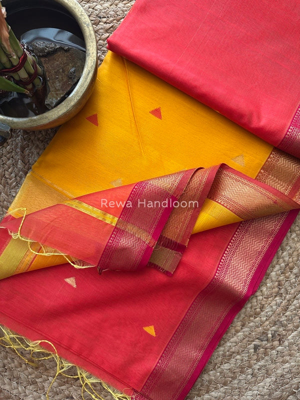 Maheshwari Zari Butti Saree