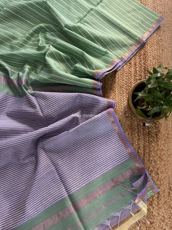 Maheshwari Gichha Thread Lining Saree