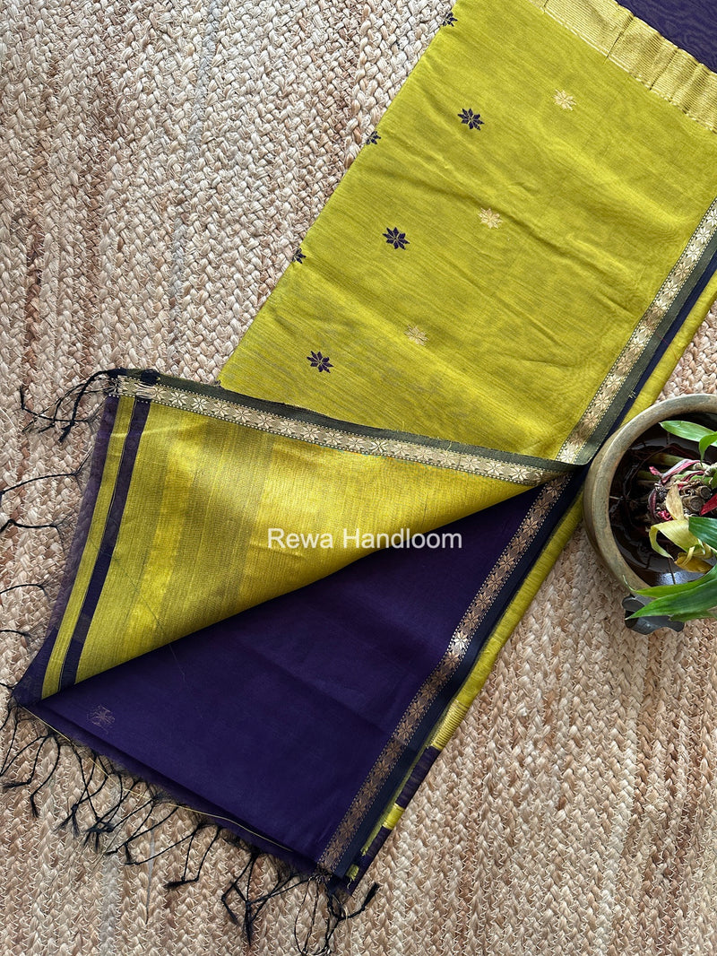 Violet Star Butti Maheshwari Saree SSB062