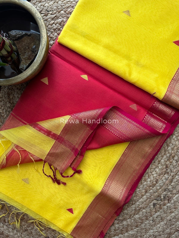 Maheshwari Zari Butti Saree