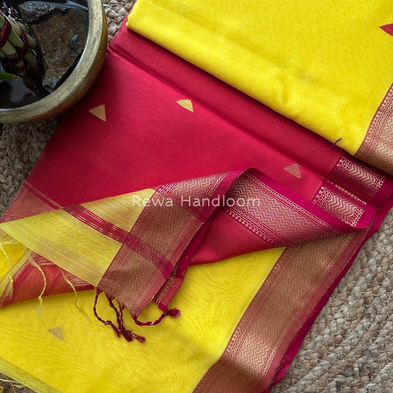 Maheshwari Zari Butti Saree