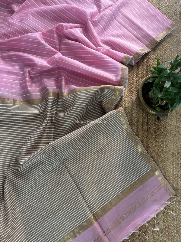 Maheshwari  Gichha Thread Lining Saree