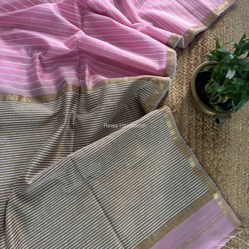 Maheshwari  Gichha Thread Lining Saree