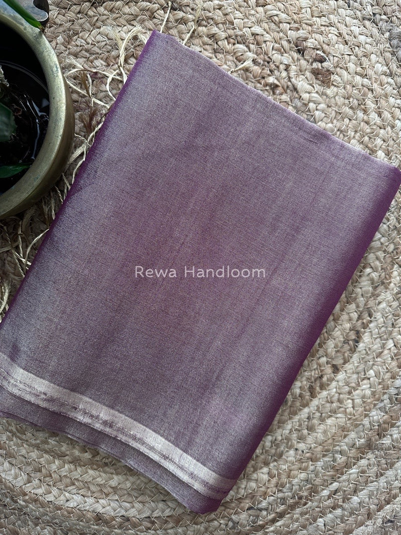 Maheshwari Magenta Tissue Saree TS016