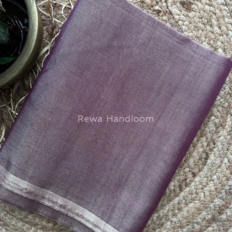 Maheshwari Magenta Tissue Saree TS016