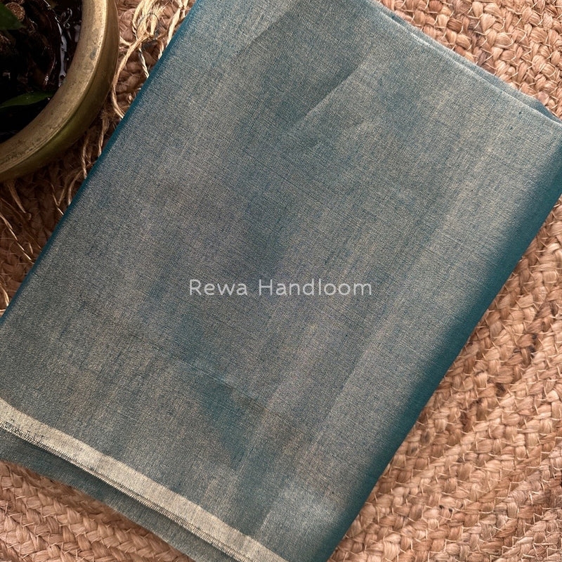 Maheshwari Rama Green Tissue Saree TS015