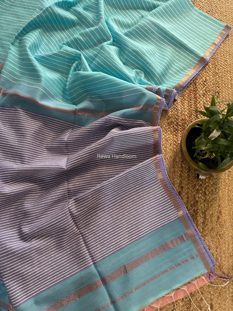 Maheshwari Gichha Thread Lining Saree