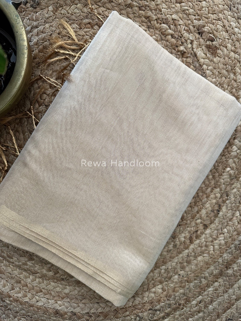 Maheshwari White Tissue Saree TS07