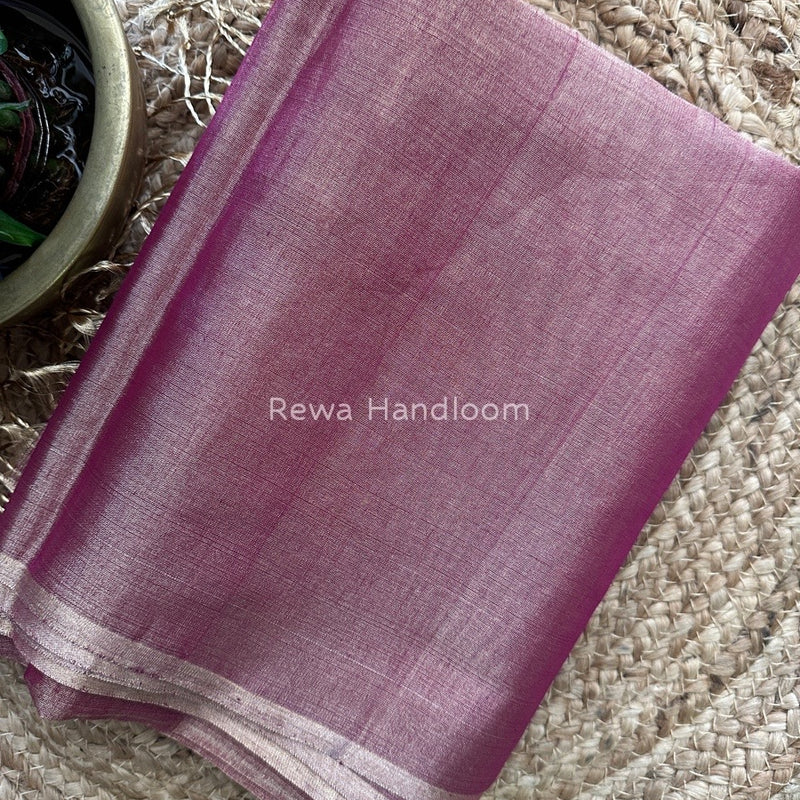 Maheshwari Magenta Tissue Saree TS012