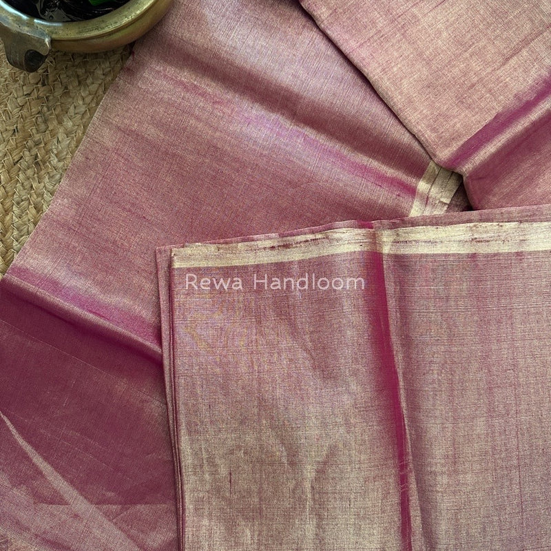 Maheshwari Magenta Tissue Saree TS012