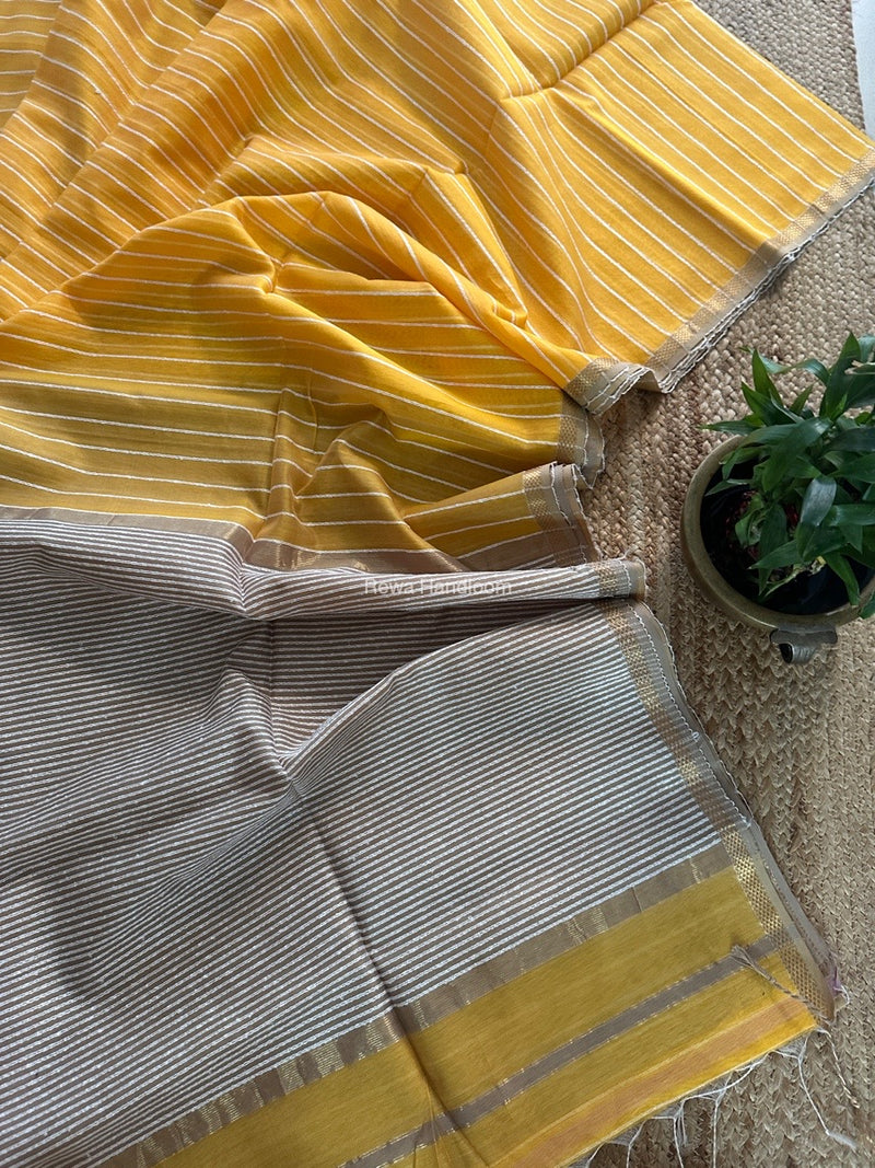 Maheshwari Gichha Thread Lining Saree