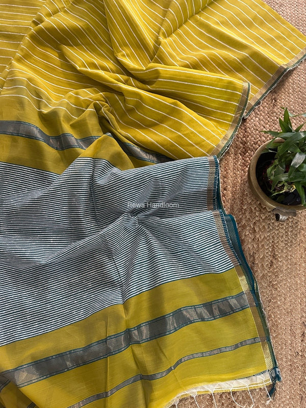 Maheshwari Gichha Thread Lining Saree