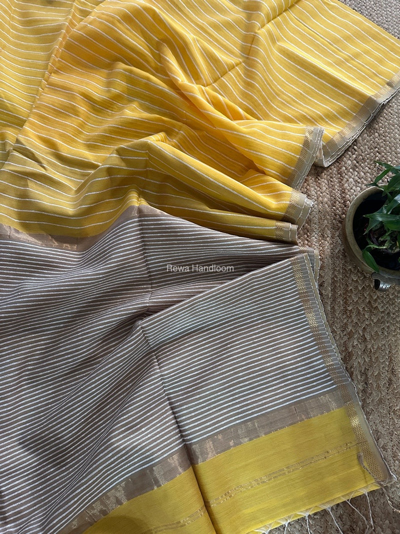 Maheshwari Gichha Thread Lining Saree