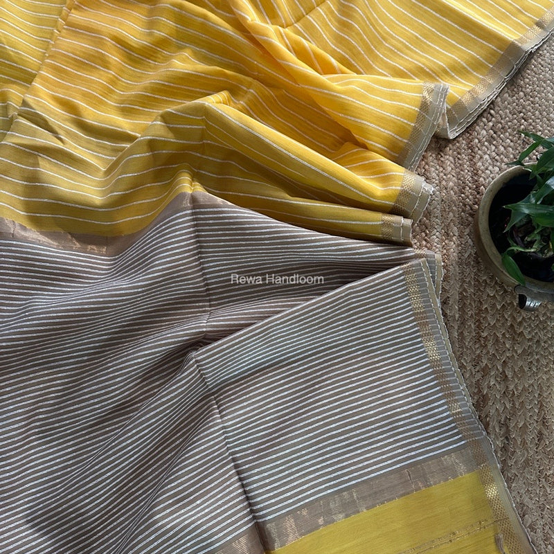 Maheshwari Gichha Thread Lining Saree