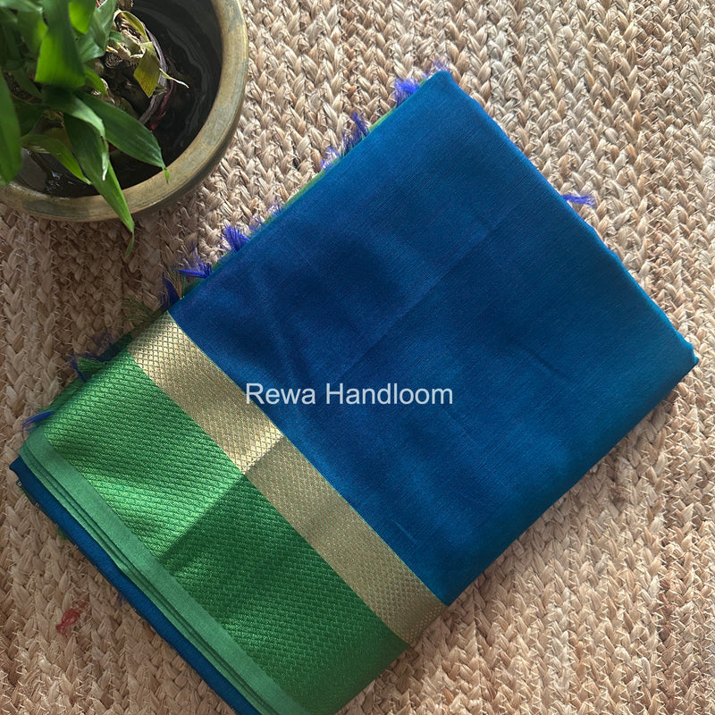Maheshwari Morpankhi Resham Thread Border Saree RTS079