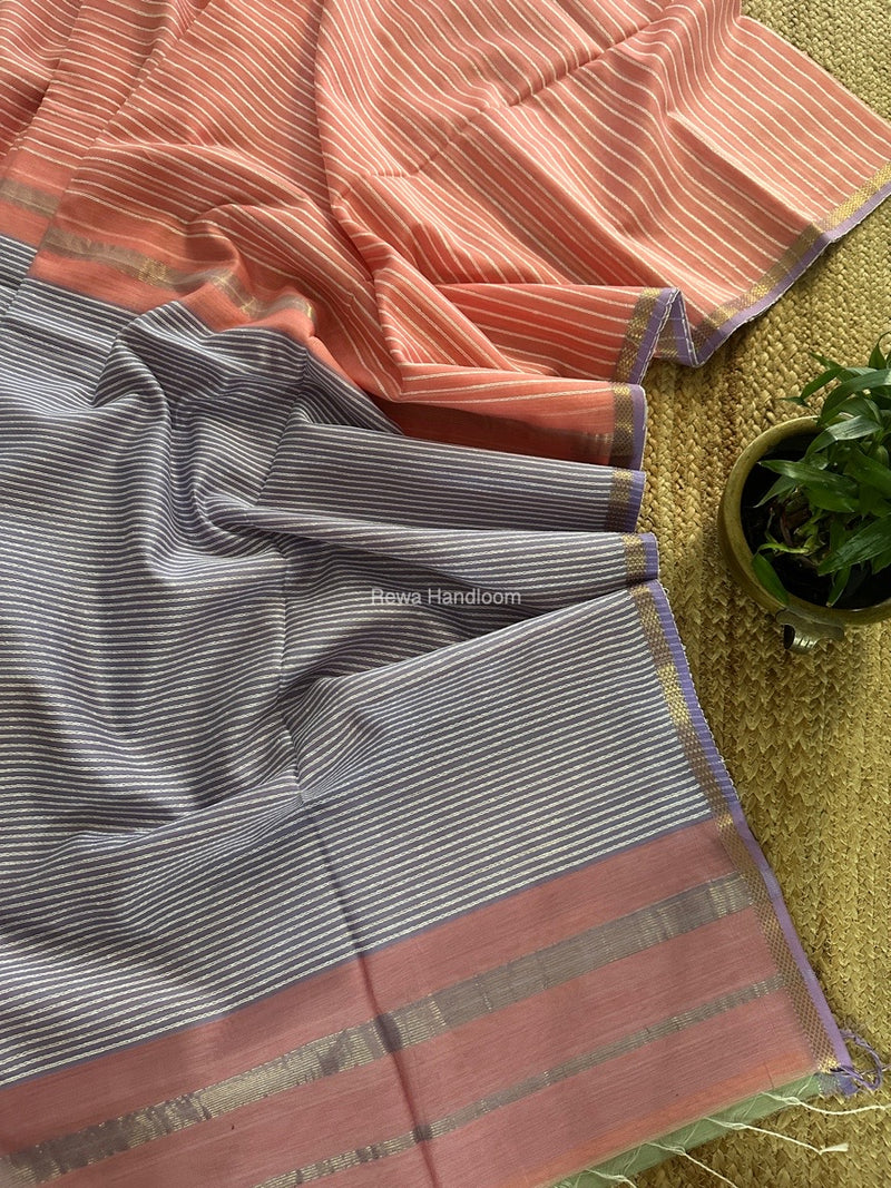 Maheshwari Gichha Thread Lining Saree