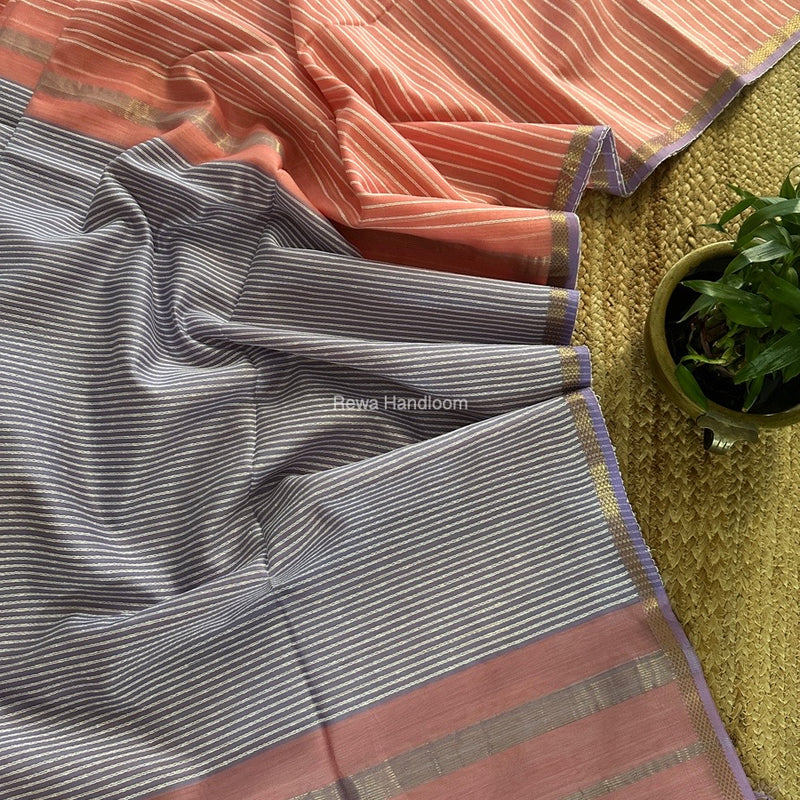 Maheshwari Gichha Thread Lining Saree