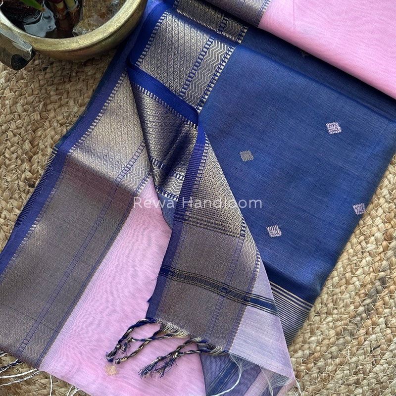 Zari Butti Maheshwari Saree