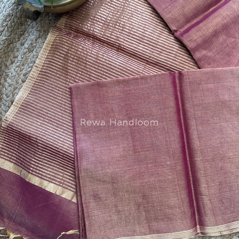 Maheshwari Magenta Tissue Saree TS06