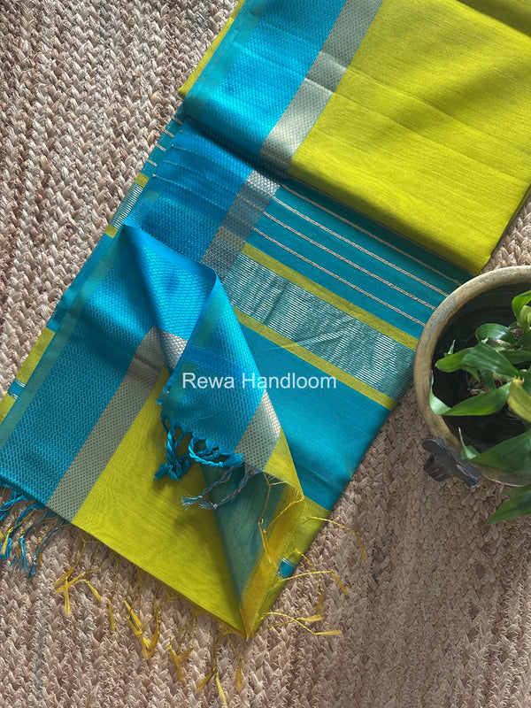 Maheshwari Resham Thread Border Saree