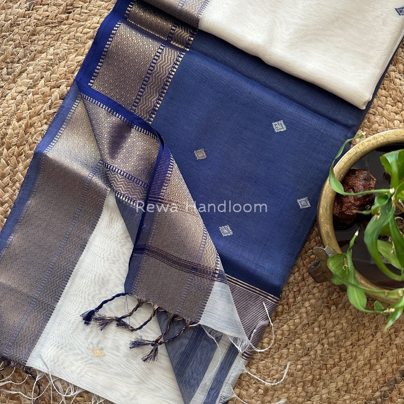 Zari Butti Maheshwari Saree