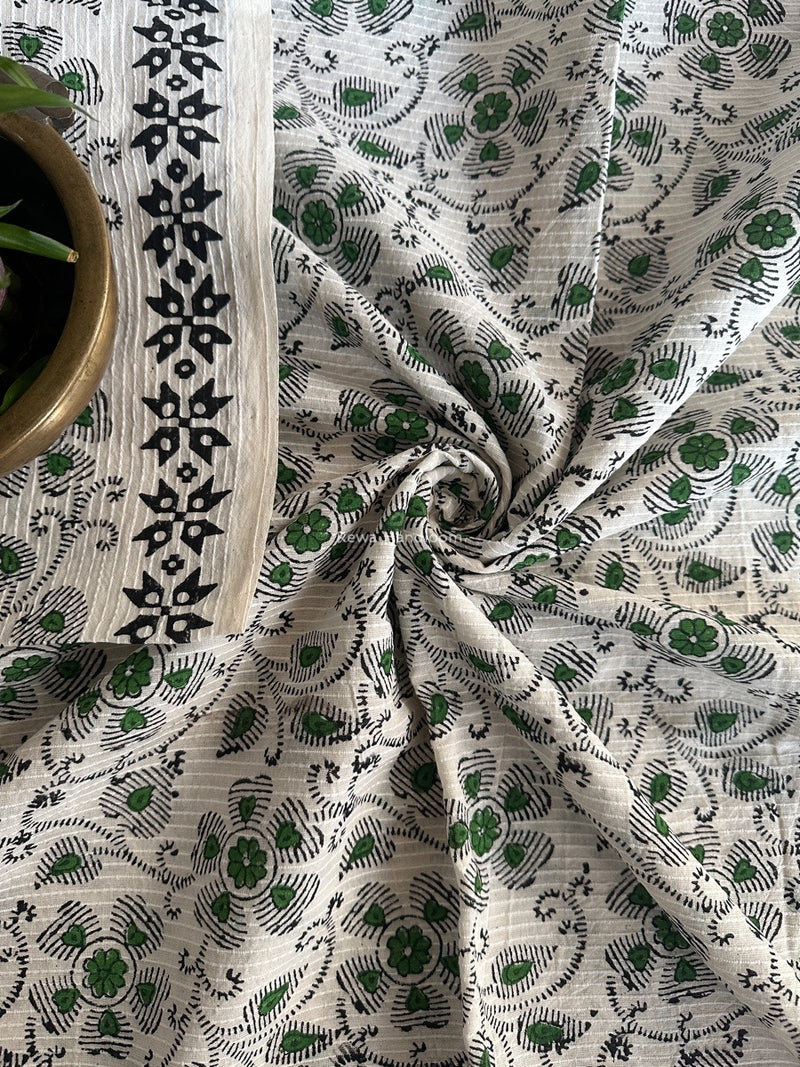Cotton Handblock Print Fabric - 2.5 meter Cut - FAB04