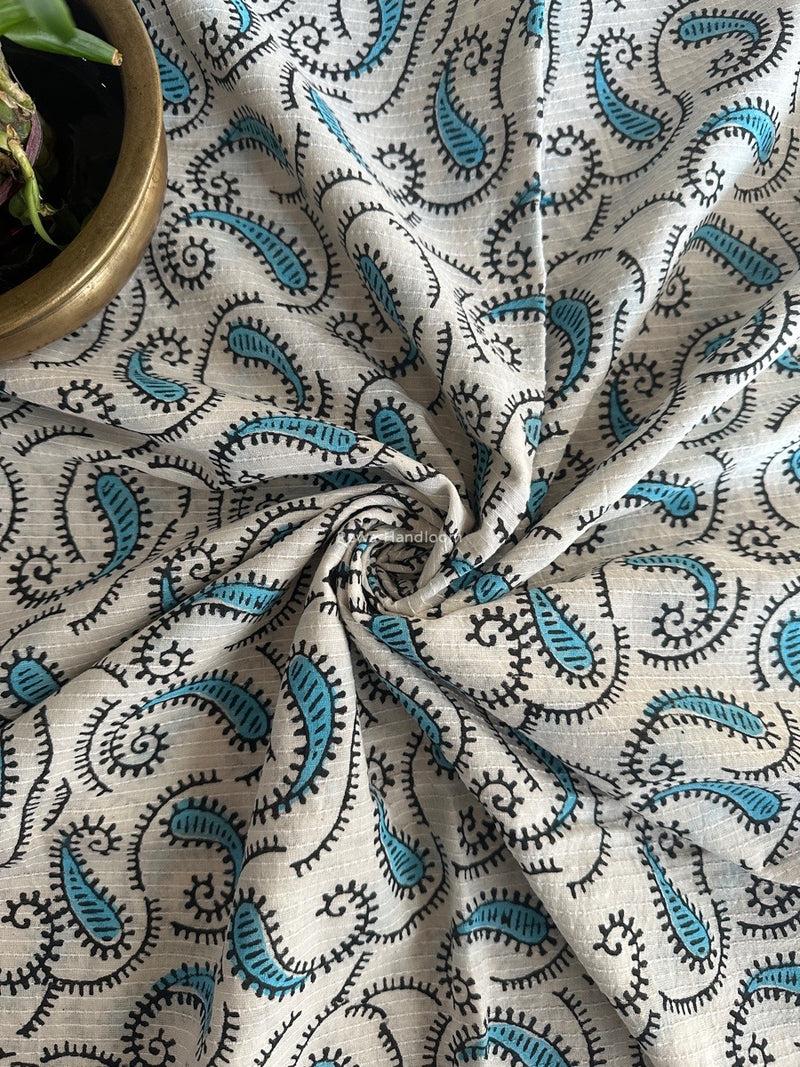 Cotton Handblock Print Fabric - 2.5 meter Cut - FAB09