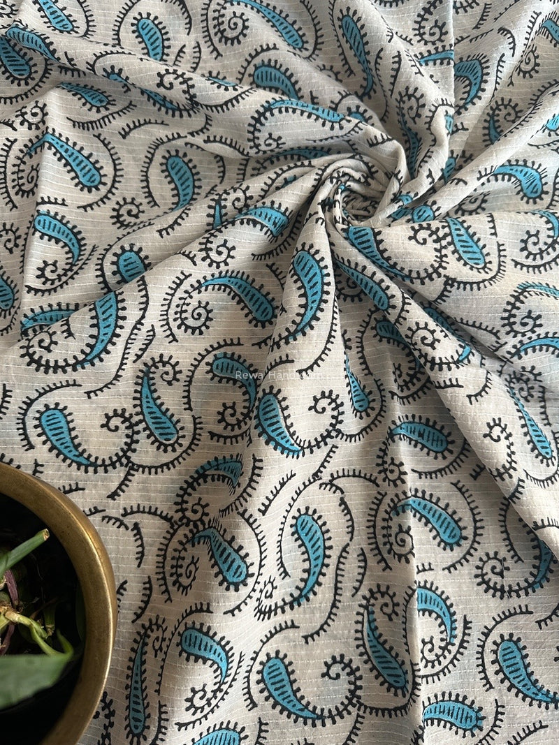 Cotton Handblock Print Fabric - 2.5 meter Cut - FAB09