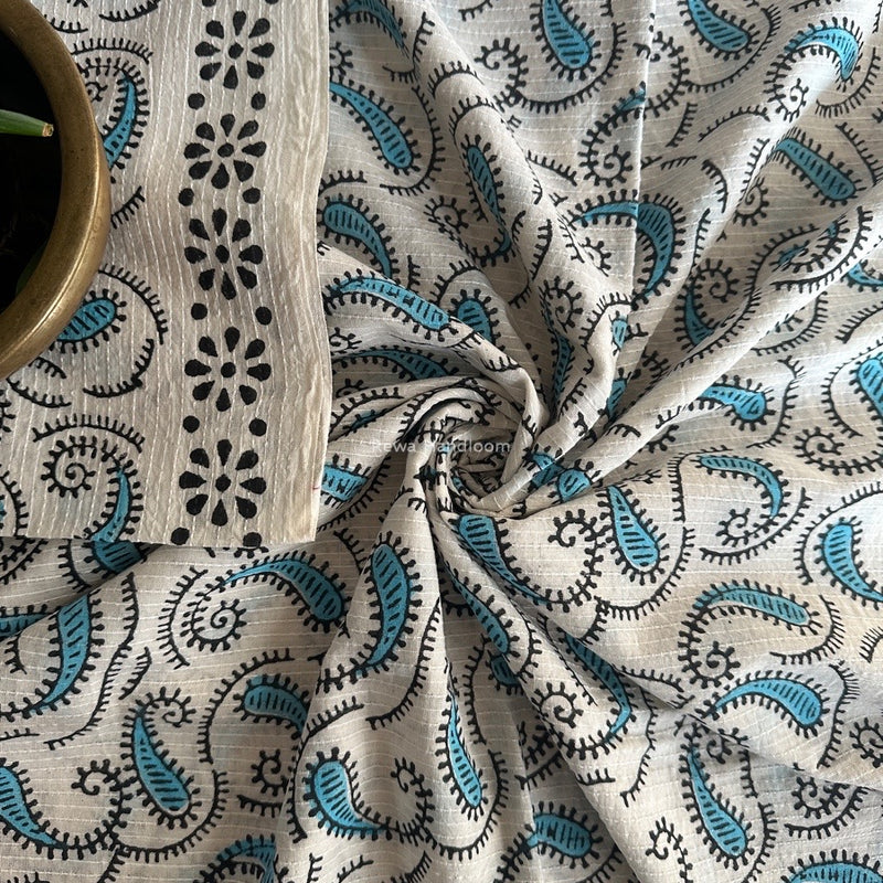Cotton Handblock Print Fabric - 2.5 meter Cut - FAB09