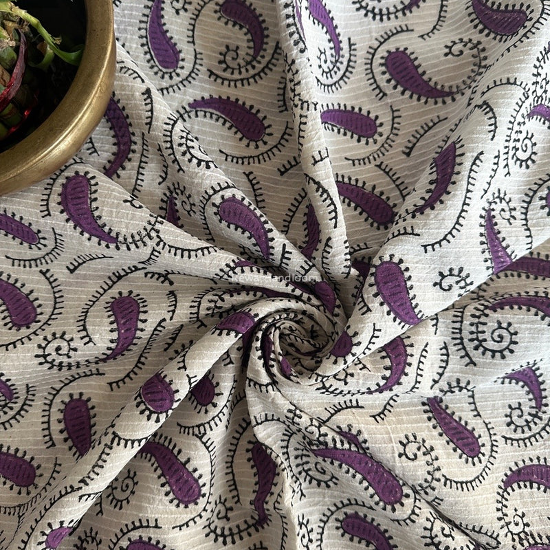 Cotton Handblock Print Fabric - 2.5 meter Cut - FAB05
