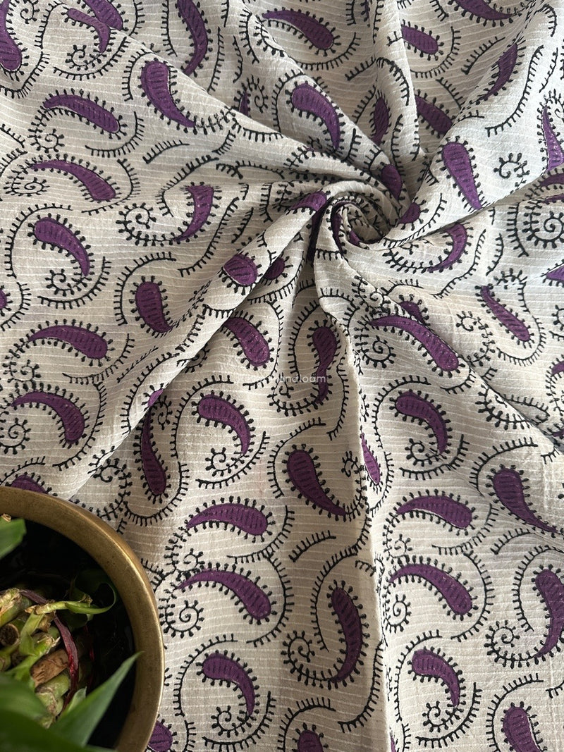 Cotton Handblock Print Fabric - 2.5 meter Cut - FAB05
