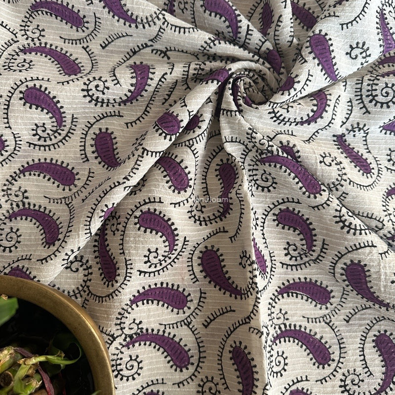 Cotton Handblock Print Fabric - 2.5 meter Cut - FAB05
