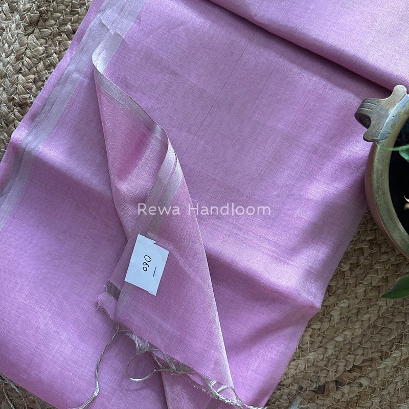Maheshwari Silver Tissue Saree