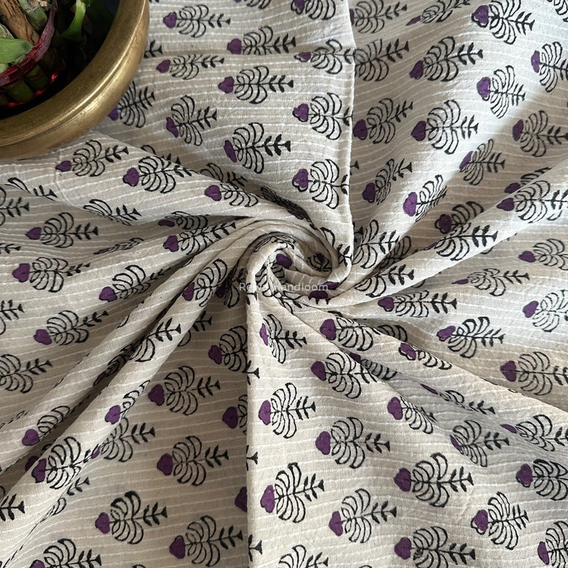 Cotton Handblock Print Fabric - 2.5 meter Cut - FAB06