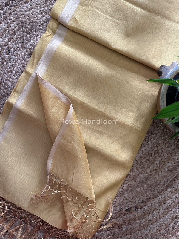 Maheshwari Silver Tissue Saree
