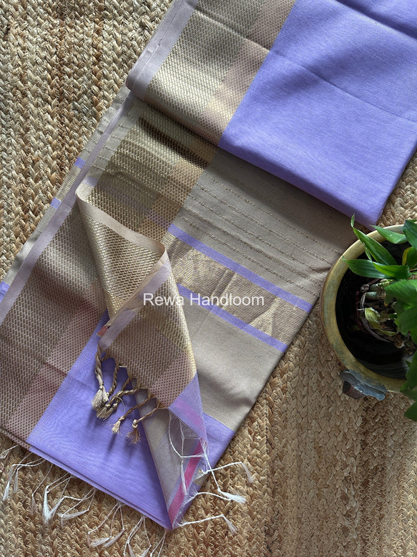 Maheshwari Resham Thread Border Saree