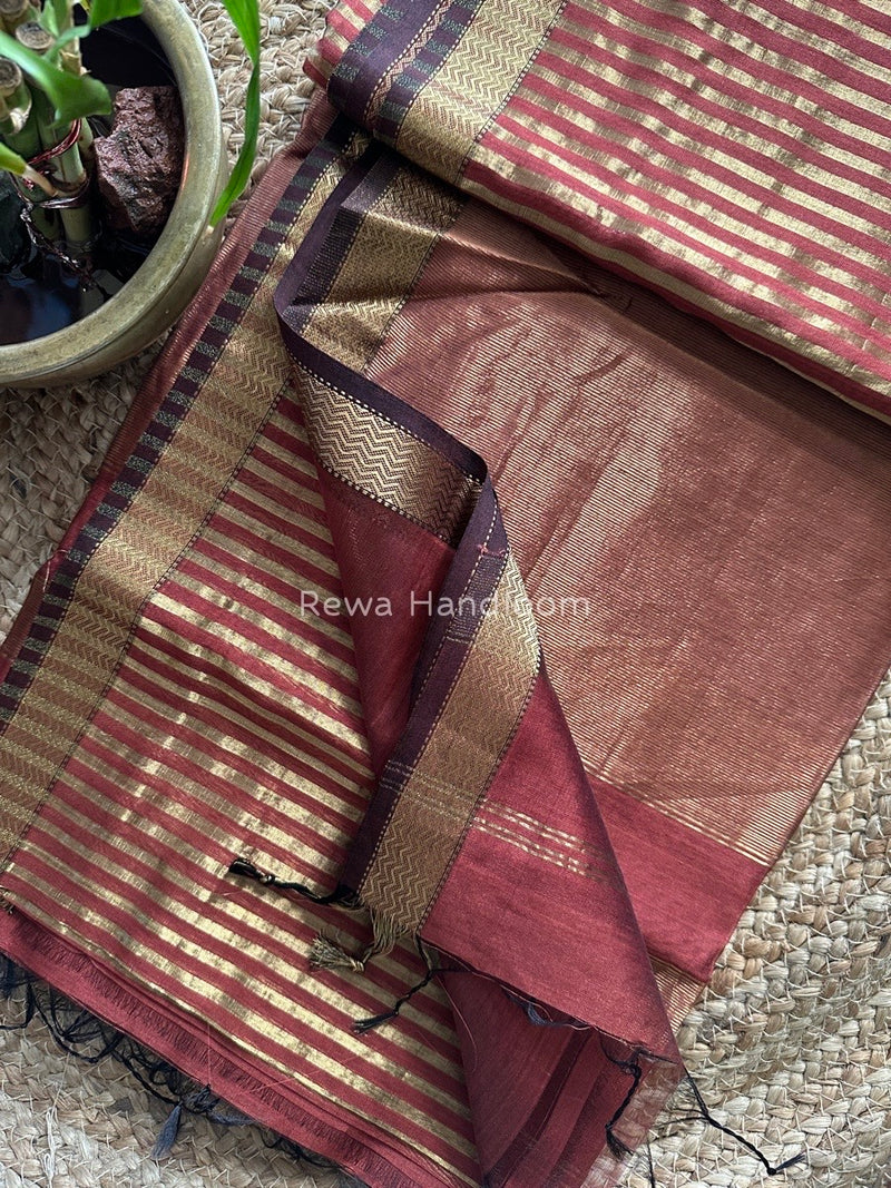 Maheshwari Tissue Silk Saree