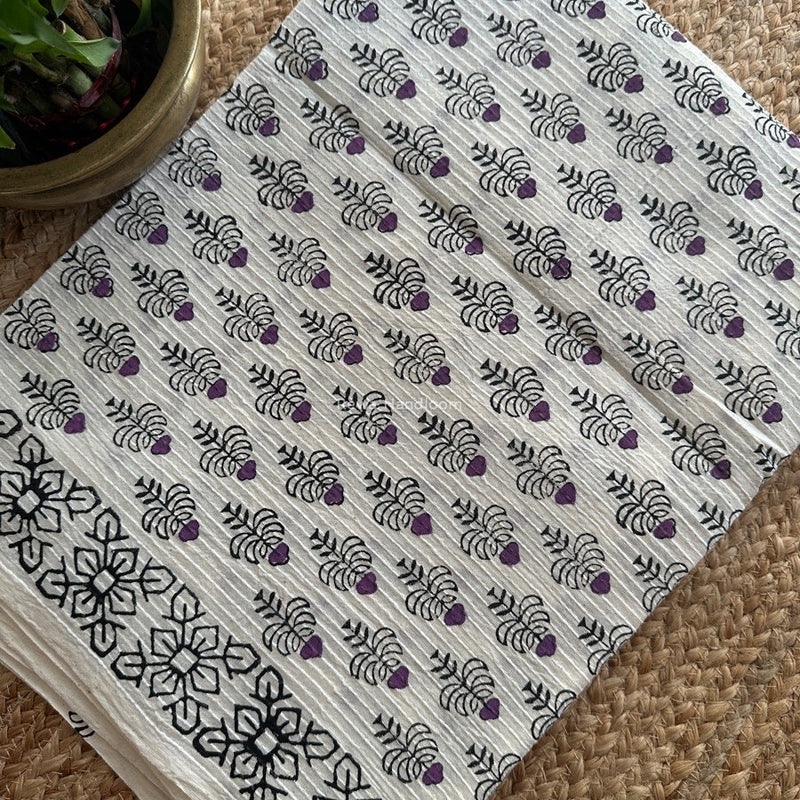 Cotton Handblock Print Fabric - 2.5 meter Cut - FAB06 Rewa Handloom
