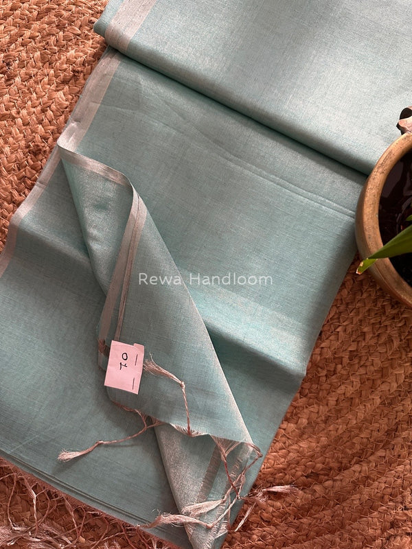 Maheshwari Silver Tissue Saree