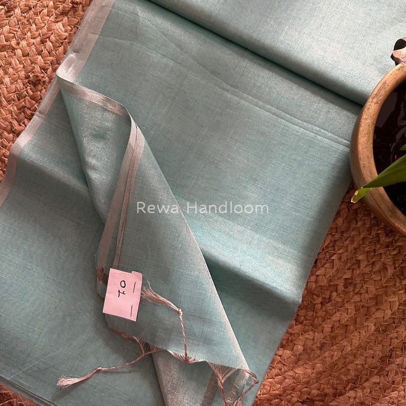 Maheshwari Silver Tissue Saree