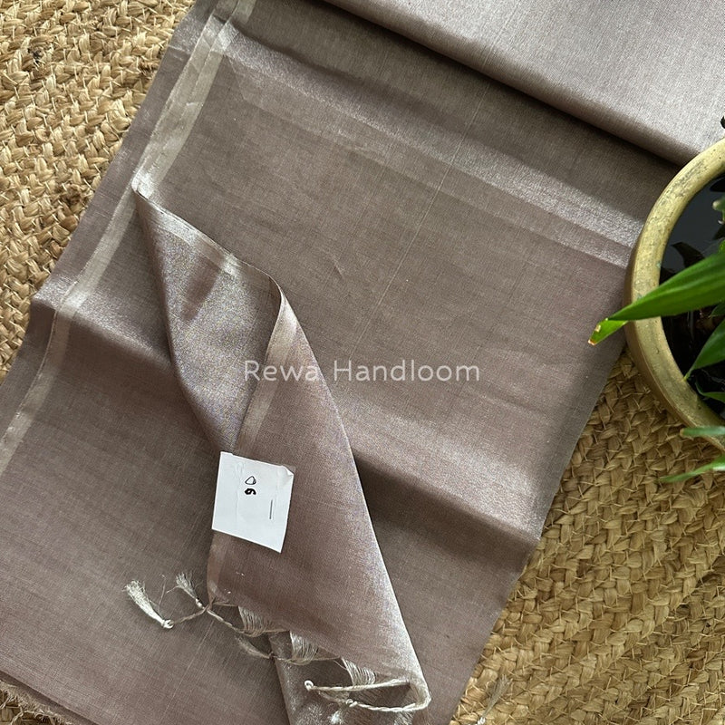 Maheshwari Silver Tissue Saree