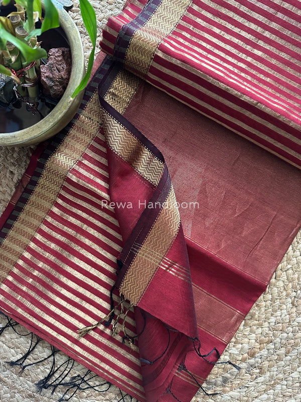 Maheshwari Tissue Silk Saree